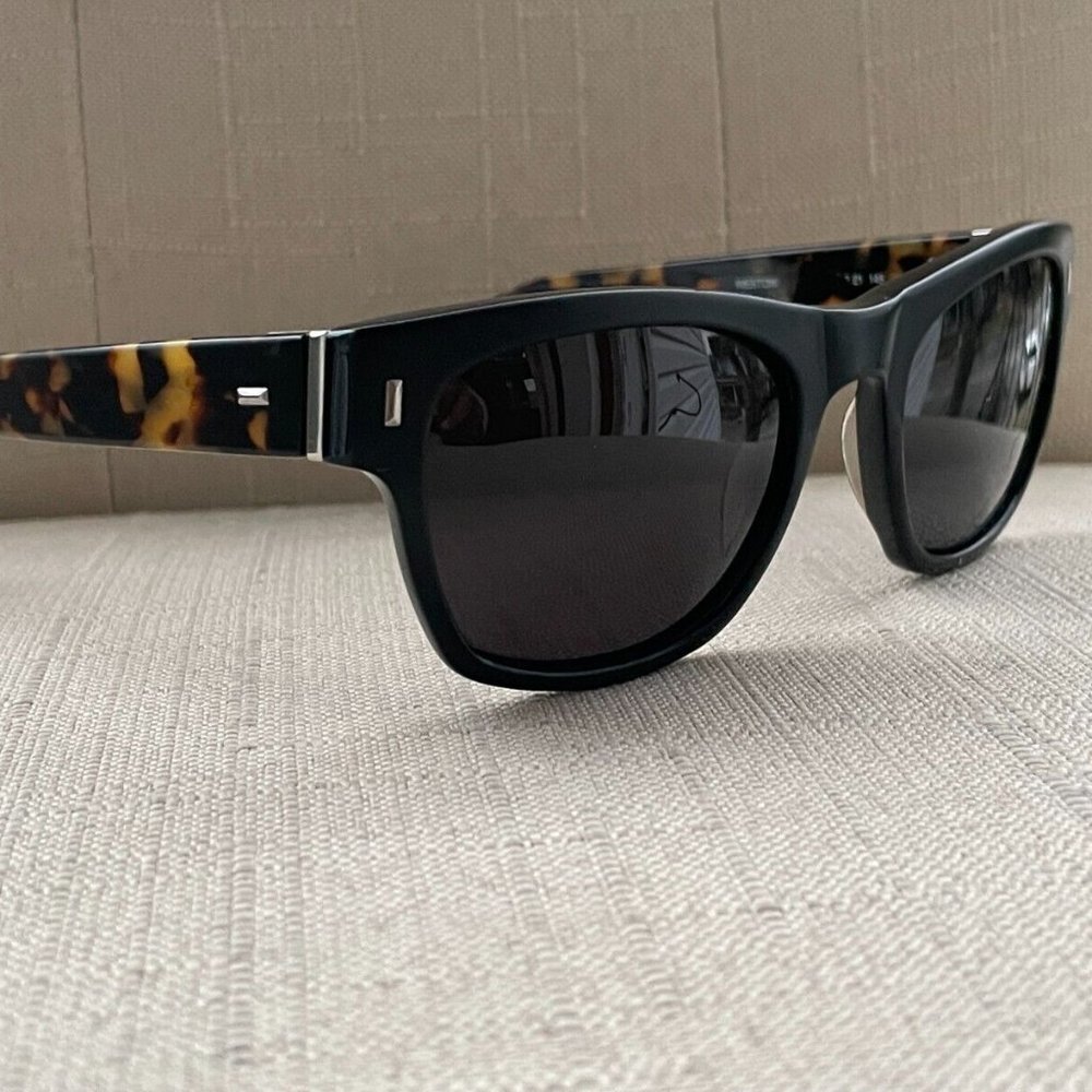 Seraphin Women Sunglasses Handmade in Japan Brown Tortoise/Black Eyewear WESTON